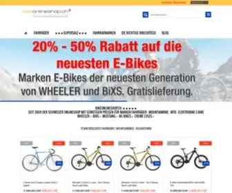 Bikeonlineshop.ch(Mountainbike) Screenshot