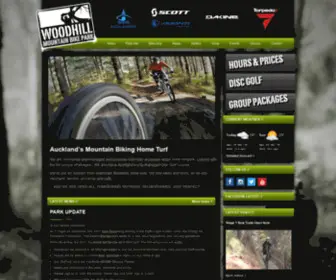 Bikeparks.co.nz(Woodhill Mountain Bike Park) Screenshot