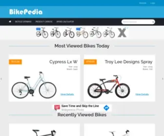 Bikepedia.com(Bicycle Value Guide) Screenshot