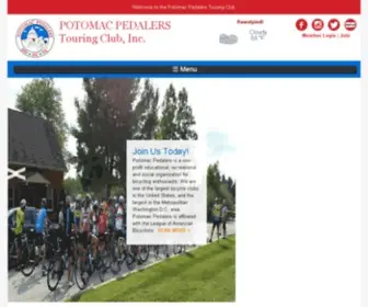 Bikepptc.org(Potomac Pedalers) Screenshot