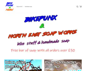 Bikepunx.com(Bike bits and handmade soap) Screenshot