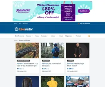 Bikeradar.com(Bikes, Bike Reviews, Cycling Routes, Race News) Screenshot
