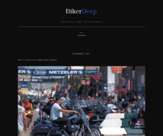 Bikerdeep.com(Daily photos of Biker culture in America) Screenshot