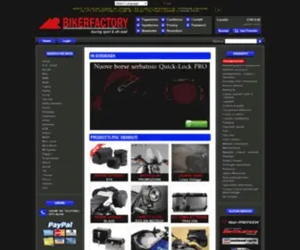 Bikerfactory.it(Distributore SW) Screenshot