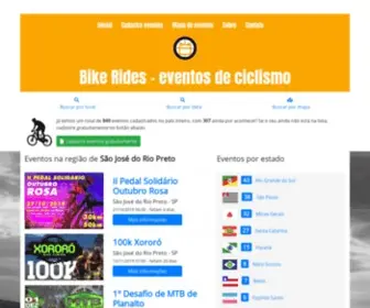 Bikerides.com.br(Página inicial) Screenshot