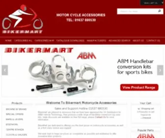 Bikermart.co.uk(Bikermart Motorcycle and Streetfighter Products based in the UK) Screenshot