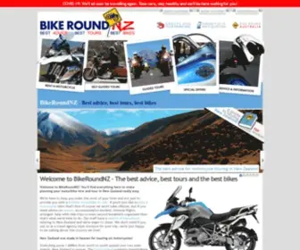 Bikeroundnz.com(Best advice on motorbike rentals) Screenshot