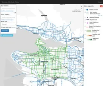 Bikerouteplanner.com(Vancouver Bike Route Planner) Screenshot