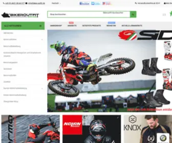 Bikeroutfit.de(Alles für den Motorradfahrer) Screenshot