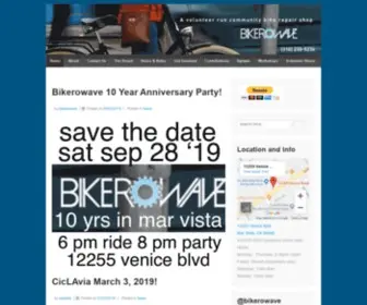 Bikerowave.org(DIY Bicycle Repair) Screenshot