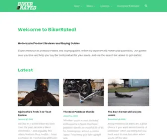Bikerrated.com(Motorcycle Product Reviews & Buying Guides) Screenshot
