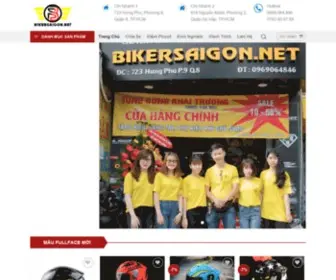 Bikersaigon.net(Nón Bảo Hiểm 3/4 Fullface Giá Rẻ TPHCM) Screenshot