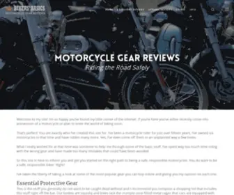 Bikersbasics.com(Best Protective Motorcycle Gear 2018) Screenshot