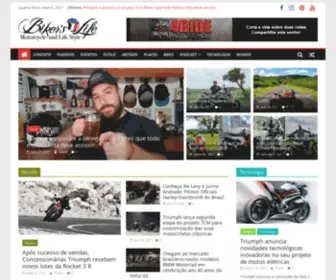 Bikerslife.com.br(Motociclismo e Life Style) Screenshot