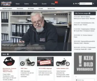 Bikersnews.de(Bikers News) Screenshot