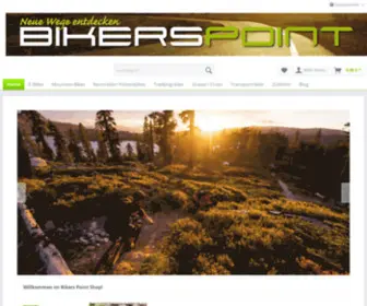 Bikerspointshop.de(Fahrräder bestellen im Online) Screenshot