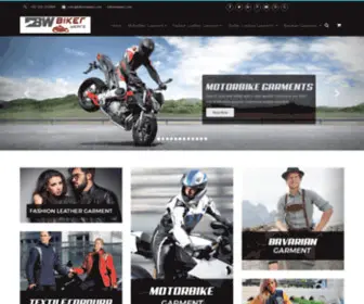 Bikerswears.com(Biker Wears) Screenshot