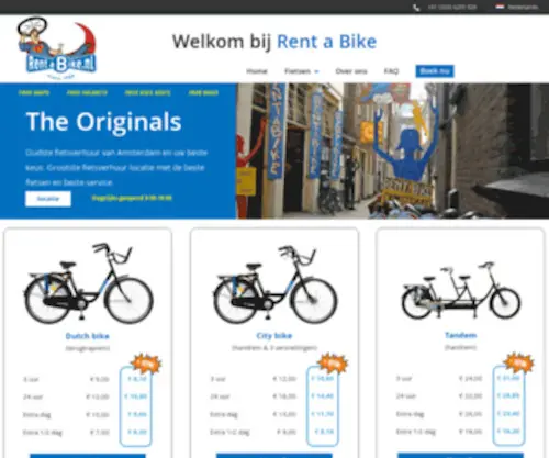 Bikes.nl(Fietsverhuur in Amsterdam) Screenshot