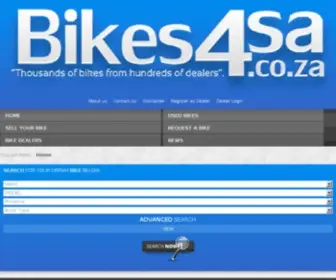 Bikes4SA.co.za(Used Bikes for sale) Screenshot