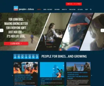 Bikesbelong.org(PeopleForBikes) Screenshot