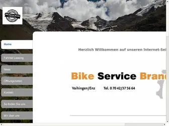 Bikeservicebrandt.de(Bike Service Brandt Ihr Fahrrad Fachgeschäft und Gitarrenwerkstatt in Vaihingen) Screenshot