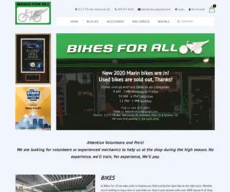 Bikesforall.ca(Bikes For All) Screenshot