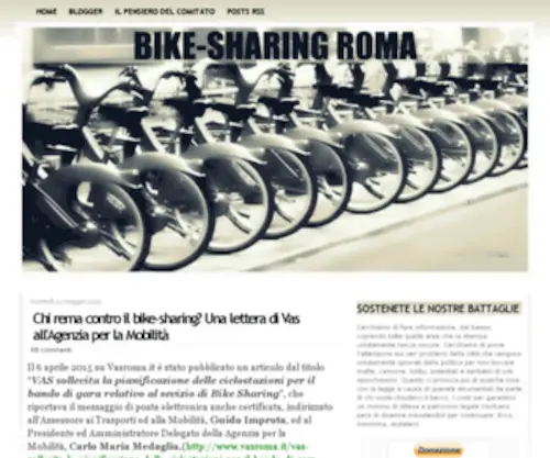 Bikesharingroma.com(Bikesharingroma) Screenshot