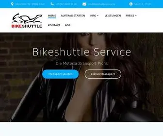 Bikeshuttleservice.de(Wir transportieren Ihr Motorrad) Screenshot