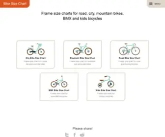 Bikesizechart.com(Bike Size Chart) Screenshot