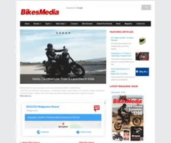 Bikesmedia.in(The only Indian bikes site) Screenshot