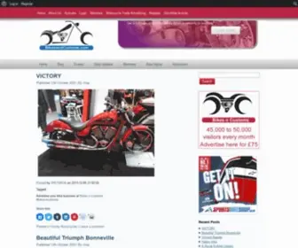 Bikesncustoms.com(Custom Motorbikes & Harleys) Screenshot