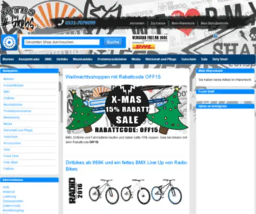 Bikestation-BS.de(BSBS Startseite) Screenshot