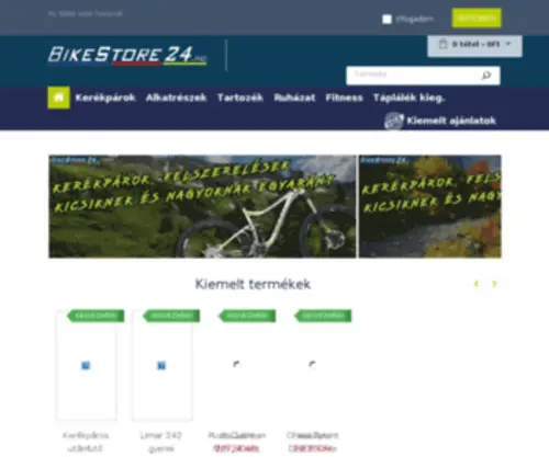 BikeStore24.hu(ITM Holding Kft. az alábbi szolgáltatásokat nyújtja) Screenshot