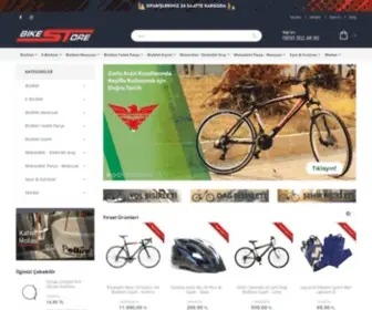 Bikestore.com.tr(Bisiklet, Elektrikli Araç, Akü ve Motosiklet Mağazası) Screenshot