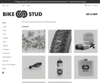 Bikestud.com(Your affordable source for FAT TIRE STUDS. We also carry Tires) Screenshot