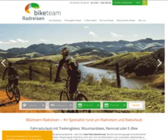 Biketeam-Radreisen.de(Rad und Reisen) Screenshot