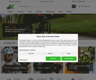 Biketech24.de(E-Bike, Fahrrad, MTB & Zubehör Online Shop) Screenshot