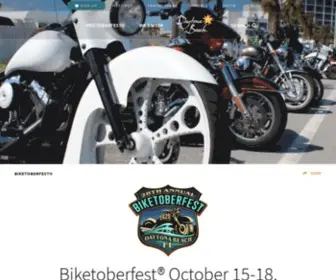 Biketoberfest.org(Official source of information about Biketoberfest®) Screenshot