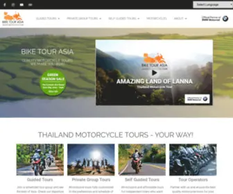 Biketourasia.com(Motorcycle Tours of Thailand & Asia) Screenshot