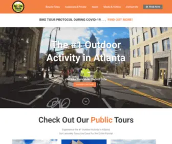 Biketoursatl.com(Bicycle Tours of Atlanta) Screenshot