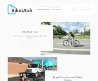 Bikeutah.org(Bike Utah) Screenshot