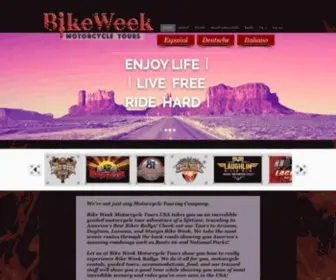 Bikeweekmotorcycletours.com(Motorcycle Tours) Screenshot