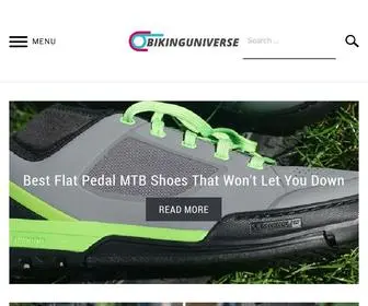 Bikinguniverse.com(Everything about bicycling) Screenshot