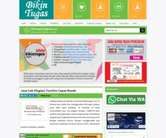 Bikintugas.com(Bikin Tugas) Screenshot