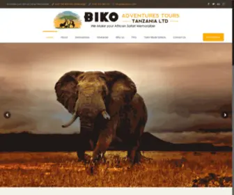 Bikotours.com(Africa Adventure Safaris) Screenshot