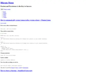 Bikrammann.com(Bikram Mann) Screenshot