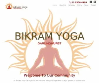 Bikramyoga.net.au(Bikram Yoga Darlinghurst) Screenshot