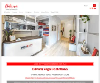 Bikramyogacastellana.com(Bikram Yoga) Screenshot
