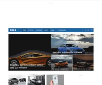 Bil24.no(Bilnyheter og biltester fra Bil24) Screenshot