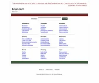 Bilal.com(bilal) Screenshot